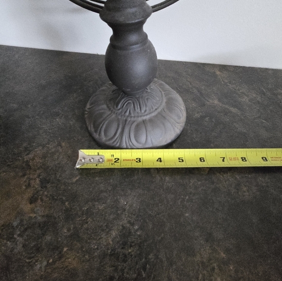 Vintage Style Black Metal Fan DECORATIVE Only. - Picture 5 of 7